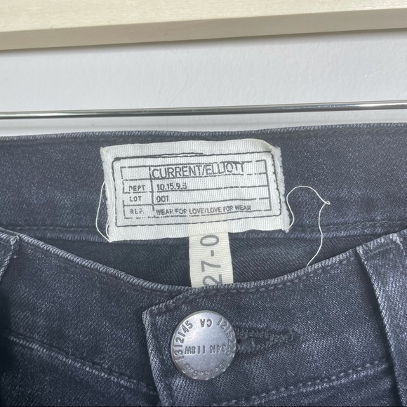 CURRENT/ELLIOTT | Skinny Lace Hem Jeans | 27 - Picture 6 of 6